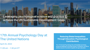 Annual UN Psychology Day