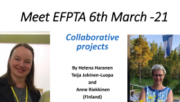 Collaborate! webinar presentation