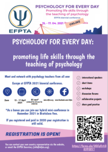 EFPTA 2021 online conference