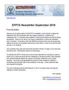EFPTA Newsletter Oct 2016