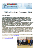 EFPTA Newsletter