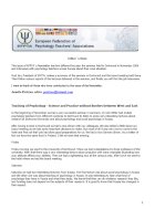 EFPTA Newsletter 2007